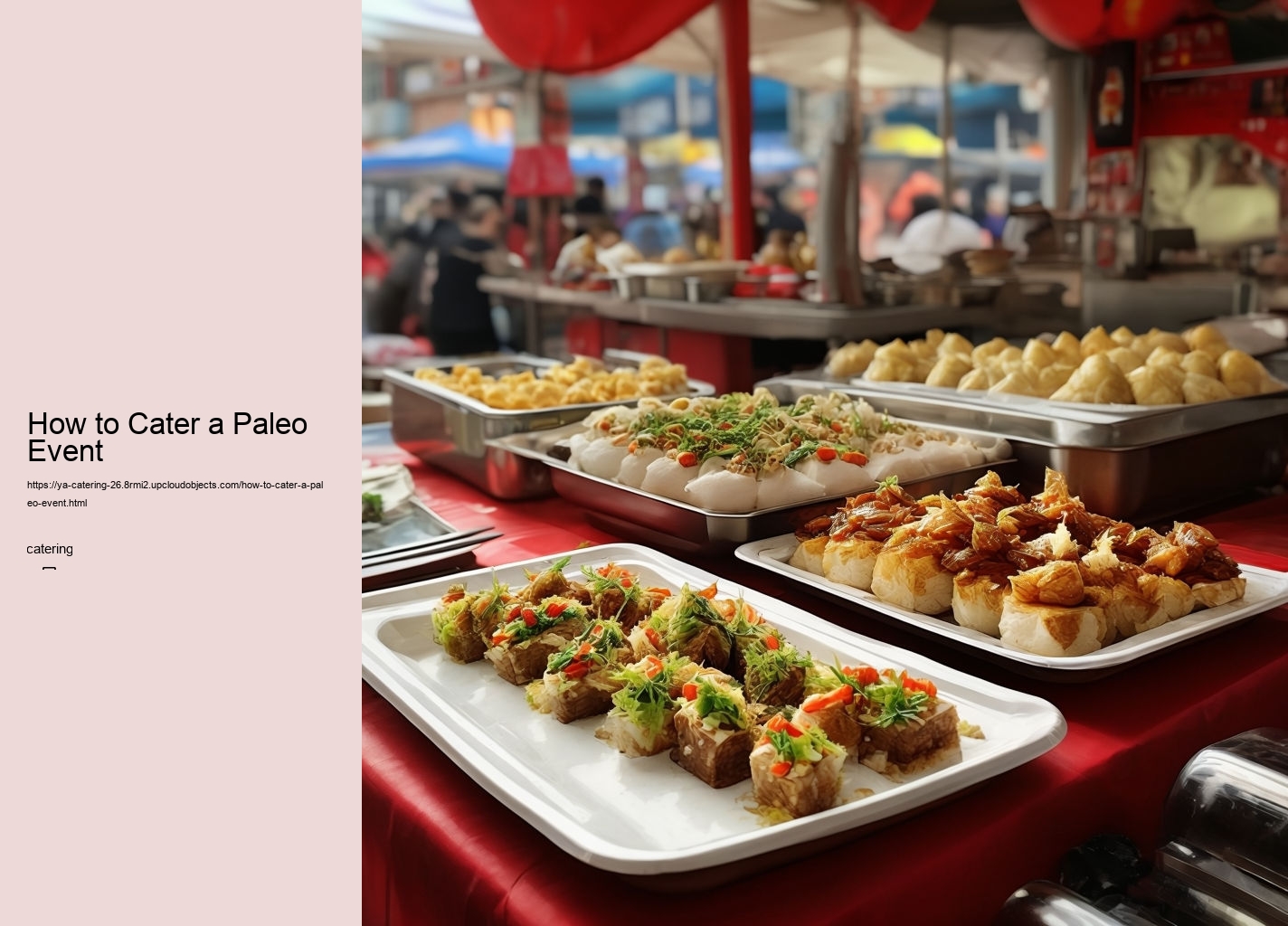 How to Cater a Paleo Event